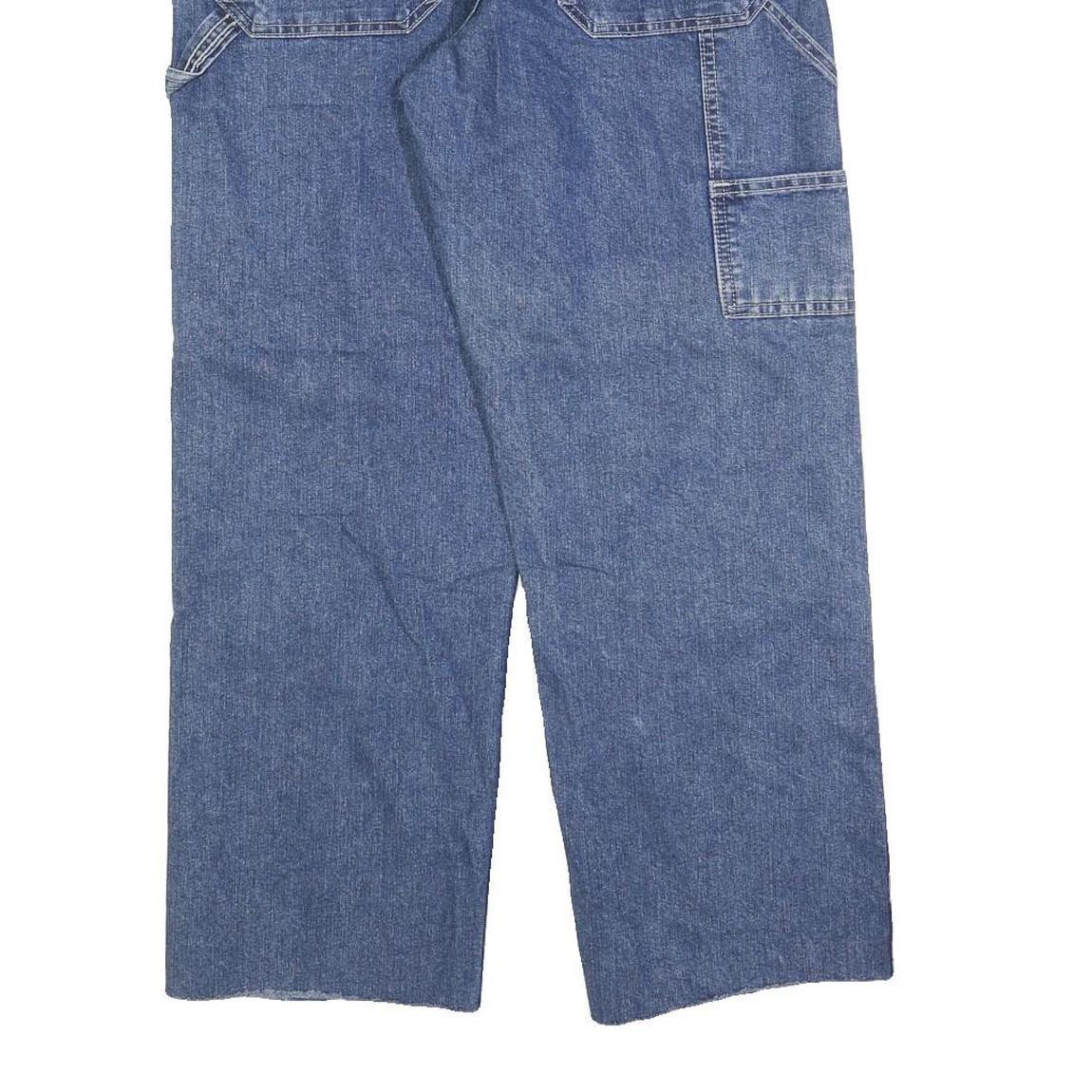 LEE Mens Denim Blue Loose Straight Cotton Blend W30 L27 Casual Workwear Jeans