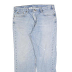 CARHARTT Mens Jeans Light Blue Relaxed Straight Denim Stone Wash W40 L32 Casual