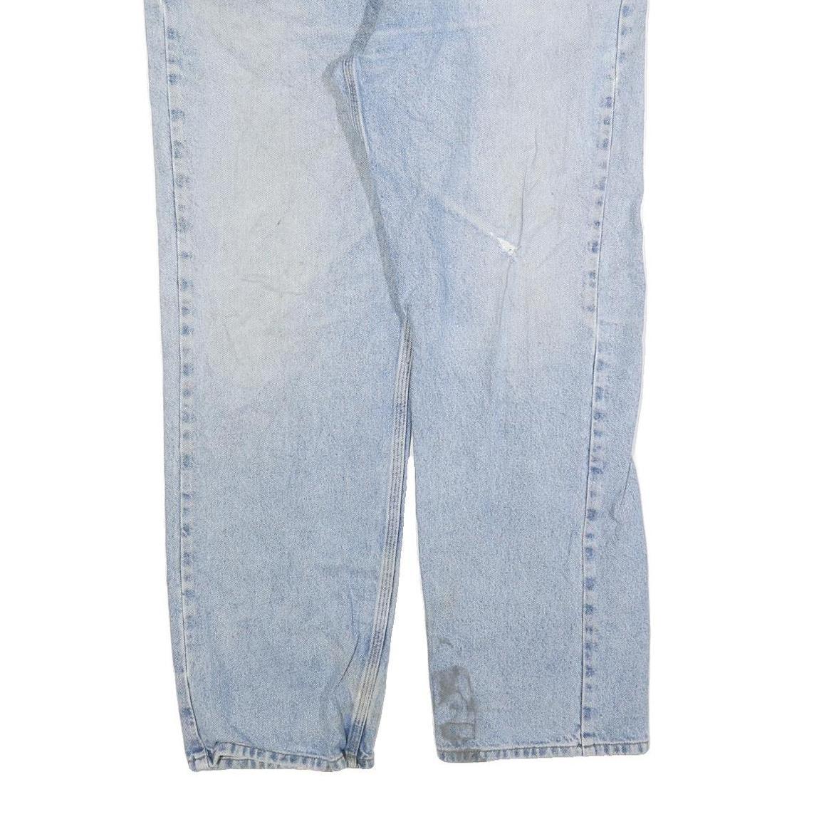 CARHARTT Mens Jeans Light Blue Relaxed Straight Denim Stone Wash W40 L32 Casual