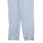 CARHARTT Mens Jeans Light Blue Relaxed Straight Denim Stone Wash W40 L32 Casual