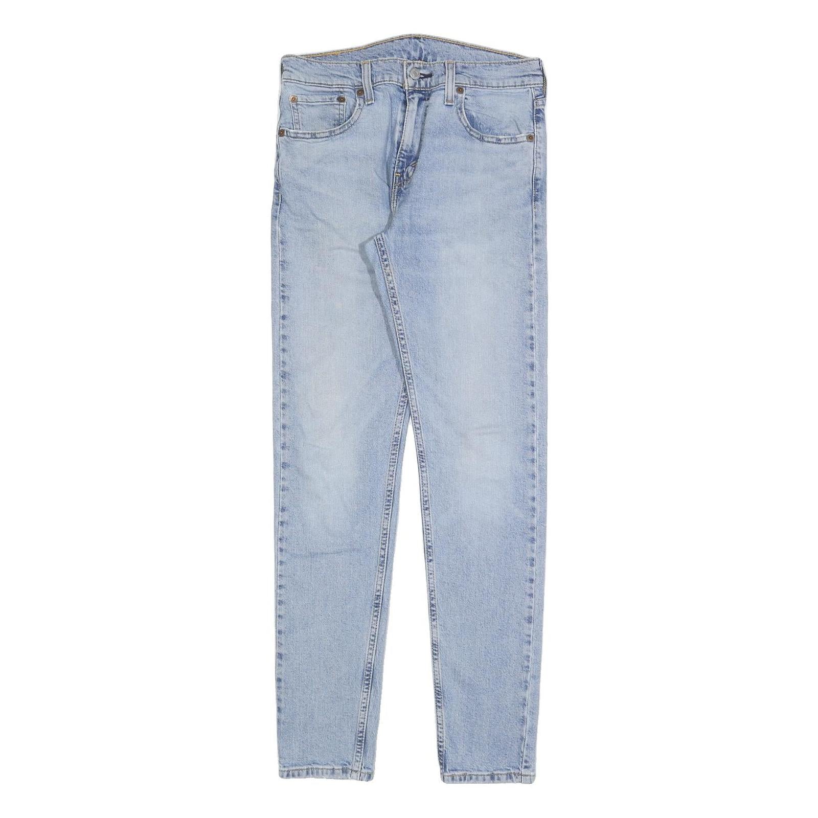 LEVI'S 512 HI-BALL Mens Jeans Blue Slim Skinny Denim Light W30 L32 Zip