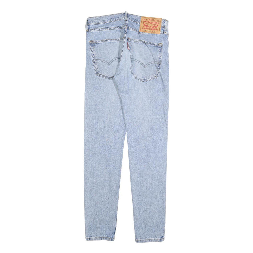 LEVI'S 512 HI-BALL Mens Jeans Blue Slim Skinny Denim Light W30 L32 Zip