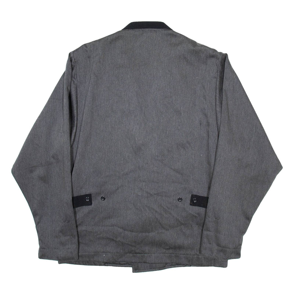 YALOUZ Mens Blazer Jacket Grey M