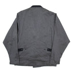YALOUZ Mens Blazer Jacket Grey M