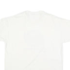 HANES Mens White Make A Giant Difference Graphic T-Shirt XL Short Sleeve Crew