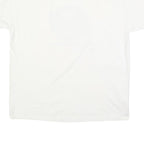 HANES Mens White Make A Giant Difference Graphic T-Shirt XL Short Sleeve Crew