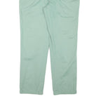 NAUTICA Mens Regular Fit Cotton Blend Green Zip Trousers W38 L31 Casual Wear