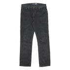 CARHARTT Mens Jeans Black Relaxed Straight Denim Medium W36 L34 Durable Casual
