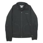 COLUMBIA Womens Black Outdoor Jacket XL Polyester Blend Zip Pockets Lightweight