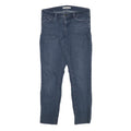 LEVI'S Womens Slim Blue Denim Jeans W29 L27 Cotton Blend Zip Casual Skinny