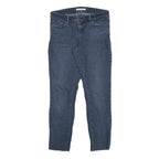 LEVI'S Womens Slim Blue Denim Jeans W29 L27 Cotton Blend Zip Casual Skinny