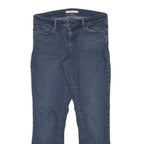 LEVI'S Womens Slim Blue Denim Jeans W29 L27 Cotton Blend Zip Casual Skinny