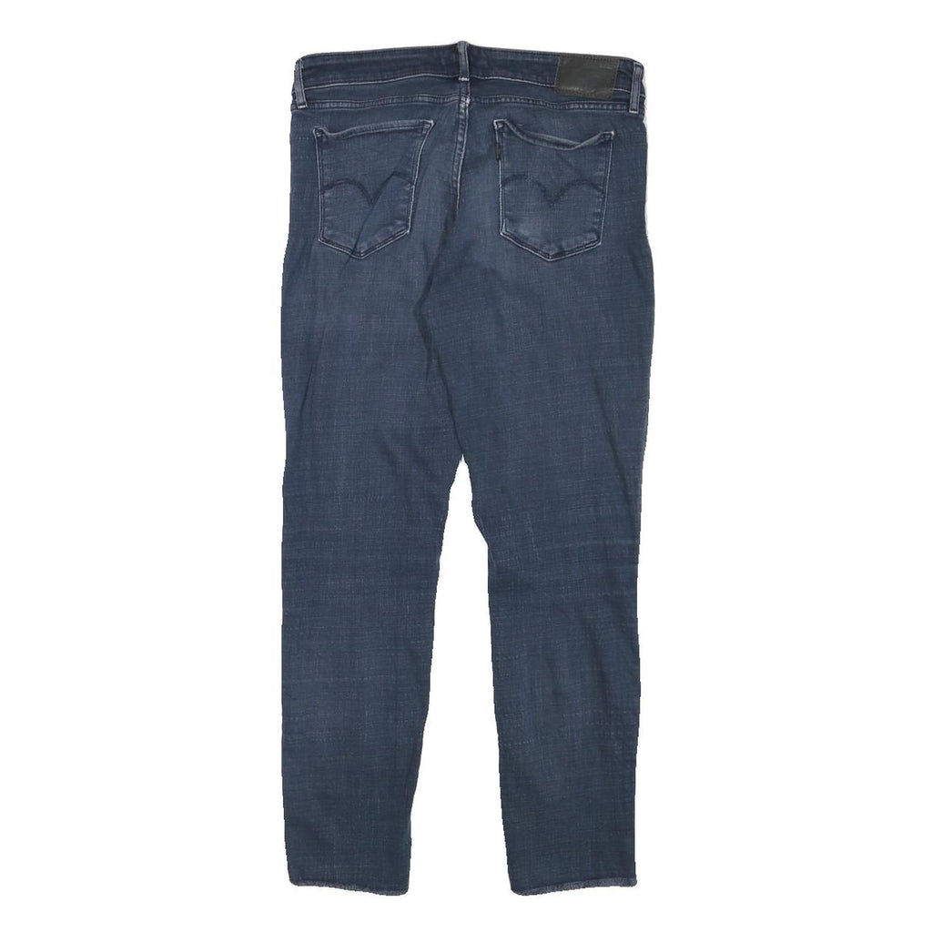 LEVI'S Womens Slim Blue Denim Jeans W29 L27 Cotton Blend Zip Casual Skinny