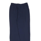LACOSTE Womens Navy Regular Fit Trousers W28 L28 Drawstring Casual