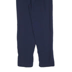 LACOSTE Womens Navy Regular Fit Trousers W28 L28 Drawstring Casual