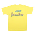 SCREEN STARS BEST Womens Yellow Dolly Graphic Print T-Shirt M Crew Neck Short