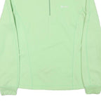 ODLO Womens Green 1/4 Zip Sweatshirt L Lightweight Performance Pullover