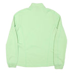 ODLO Womens Green 1/4 Zip Sweatshirt L Lightweight Performance Pullover