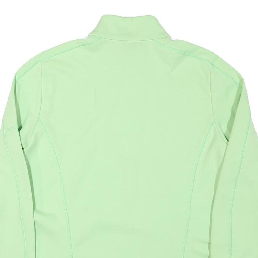 ODLO Womens Green 1/4 Zip Sweatshirt L Lightweight Performance Pullover