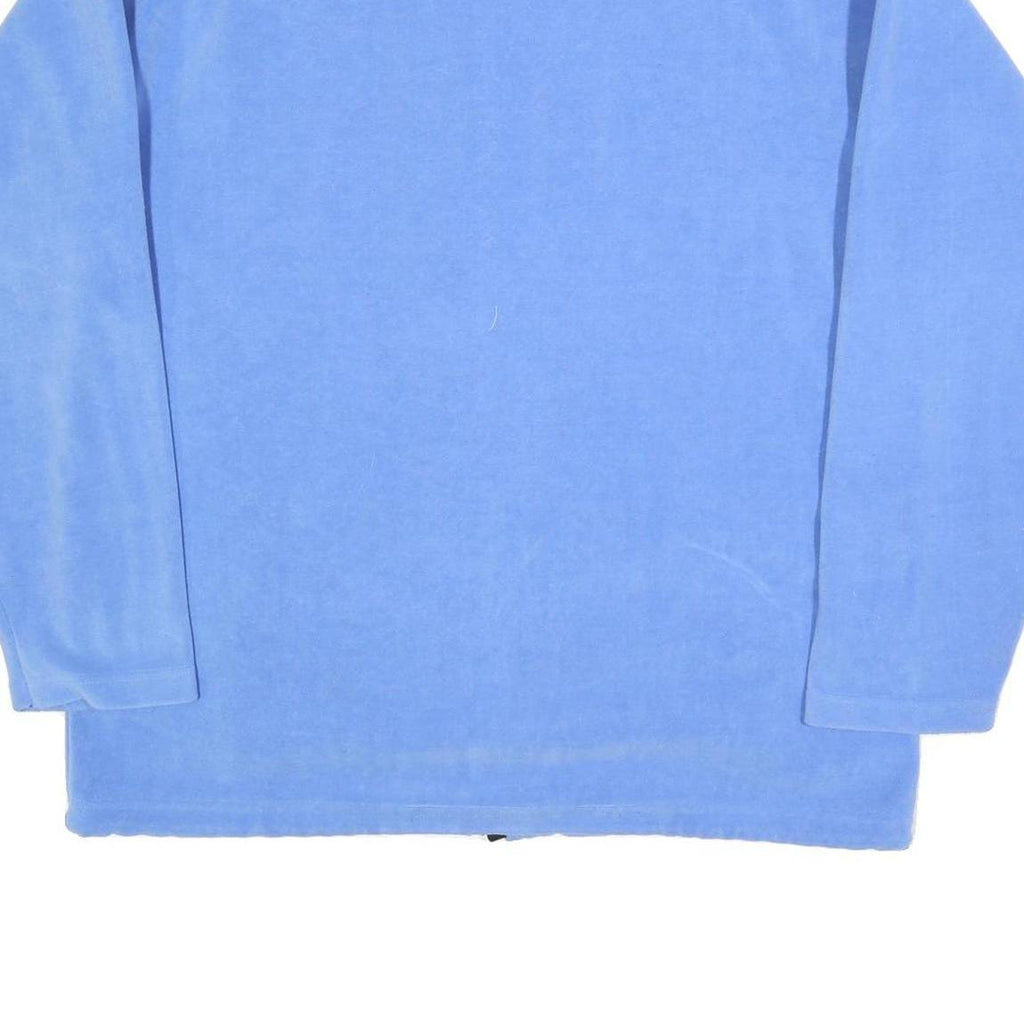 APPLE Womens Blue Jacket XL Polyester Blend Plain Zip Casual Outerwear