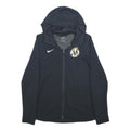 NIKE Womens Black Hoodie L Full Zip Dri-Fit Sports Zip Up Sweatshirt