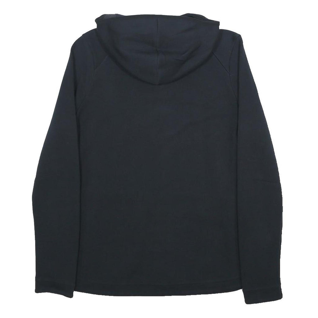 NIKE Womens Black Hoodie L Full Zip Dri-Fit Sports Zip Up Sweatshirt