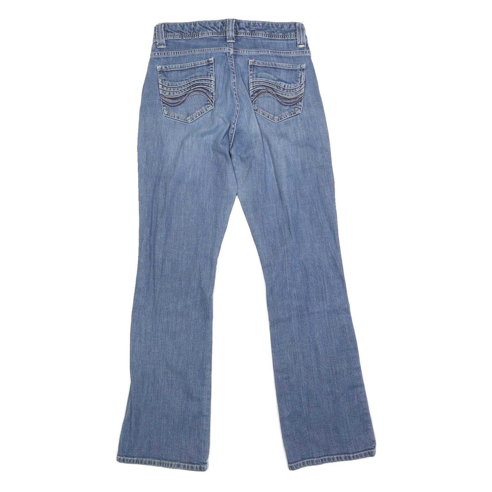 LEE Mens Regular Fit Straight Blue Denim W28 L31 Zip Closure Classic Style Jeans