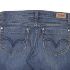 LEVI'S Mens Denim Blue Casual Cut-Off Shorts M W32 Raw Hem Cotton Blend