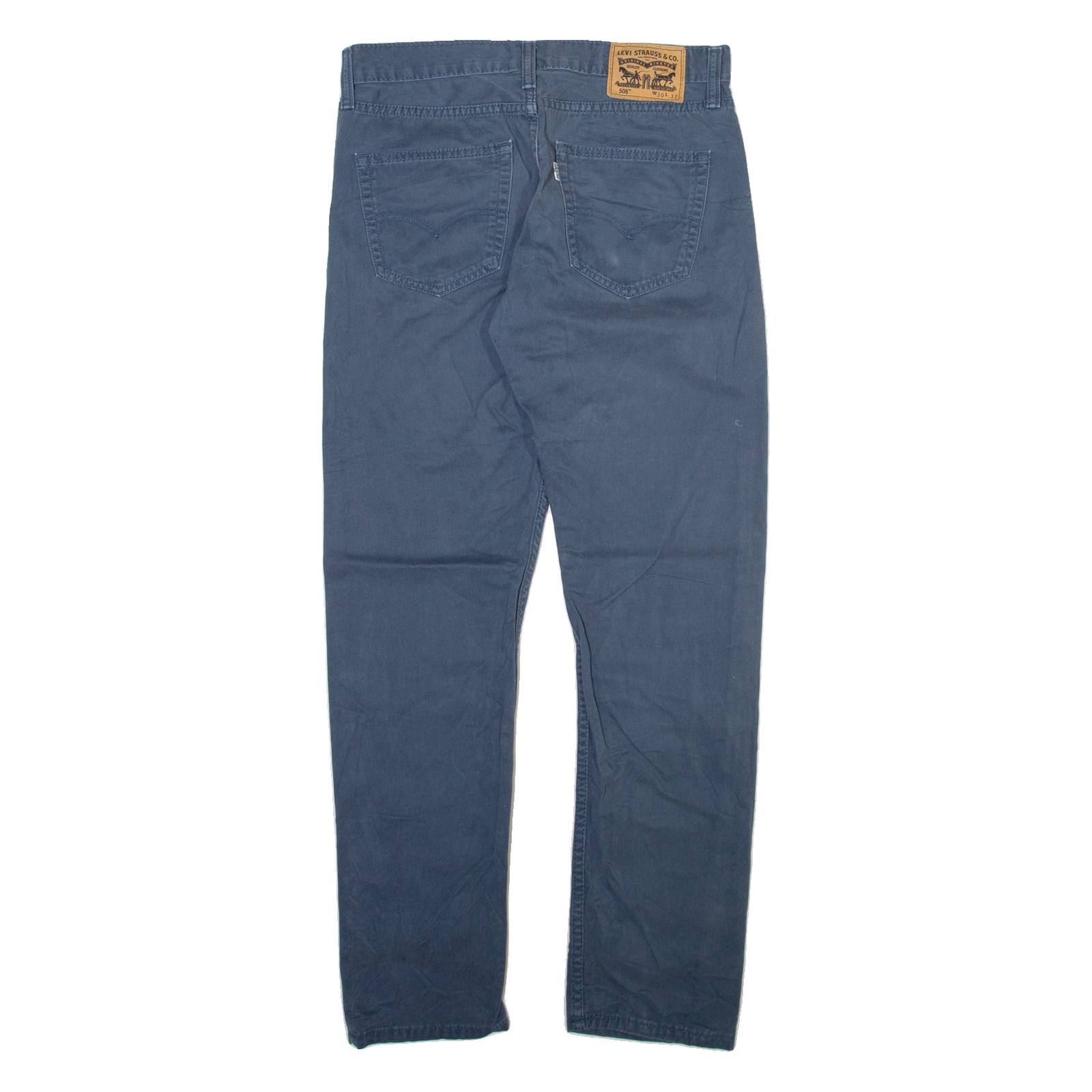 LEVI'S 508 Mens Trousers Blue Regular Tapered W30 L32