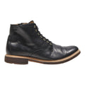 UGG Lace-Up Boots Black Leather Womens UK 7.5
