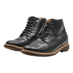 UGG Lace-Up Boots Black Leather Womens UK 7.5