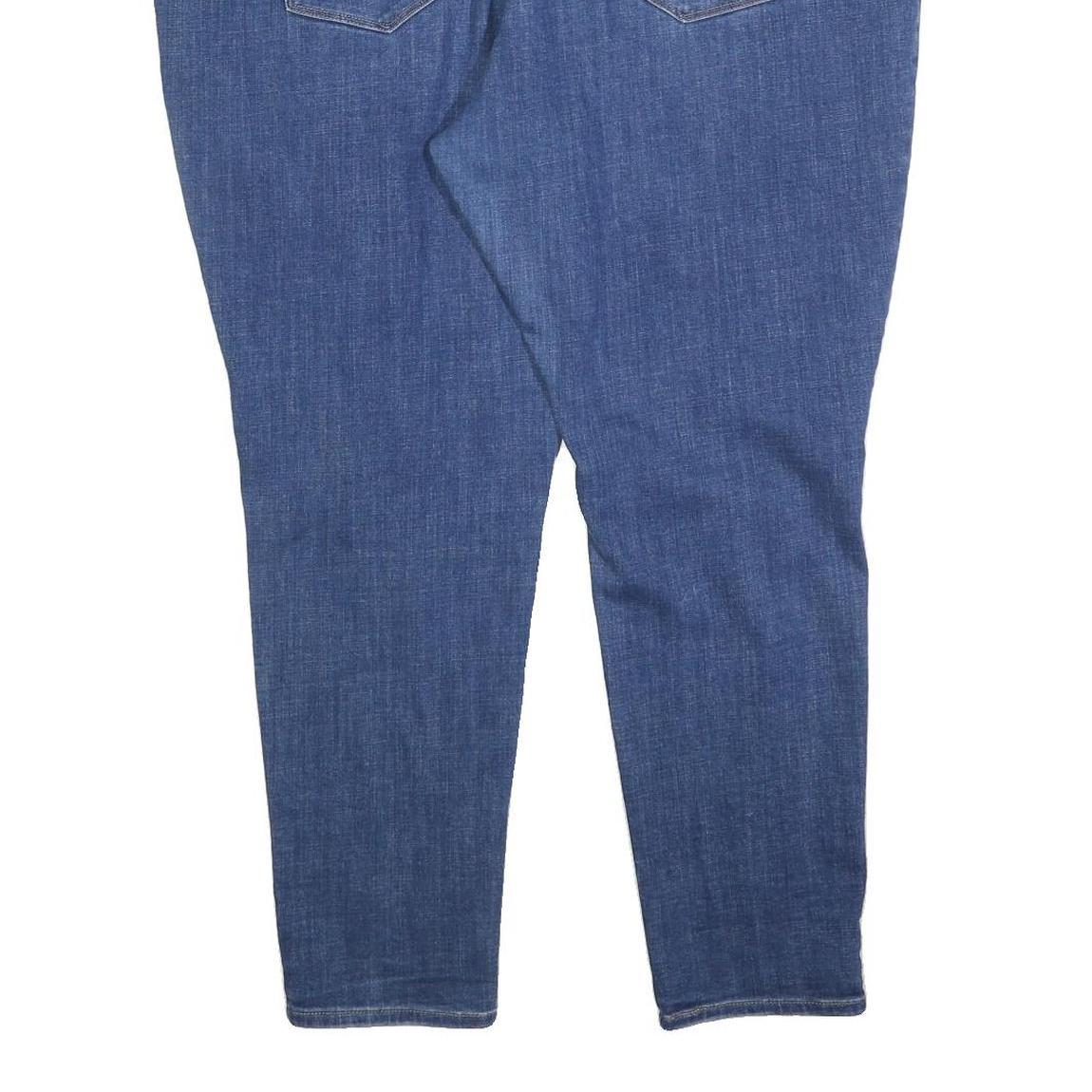 LEVI'S 310 Womens Slim Blue Denim Light W42 L28 Distressed Jeans Zip Closure