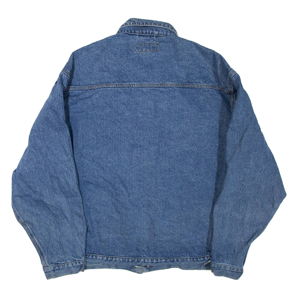 PORT AUTHORITY Mens Denim Jacket Blue XL