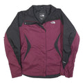 THE NORTH FACE Womens Purple & Black Zip Jacket M Polyester Blend Outdoor
