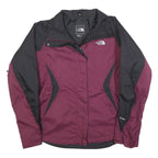 THE NORTH FACE Womens Purple & Black Zip Jacket M Polyester Blend Outdoor