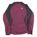 THE NORTH FACE Womens Purple & Black Zip Jacket M Polyester Blend Outdoor