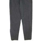 EXPLORER Womens Relaxed Black Denim Jeans Stone Wash W26 L29 Button Detail