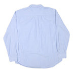 TOMMY HILFIGER Mens Blue Button-Down Shirt XL Cotton Blend Classic Fit Formal