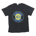 PORT & COMPANY Mens Black Sierra Vista Football Graphic T-Shirt L Crew Neck