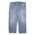LEVI'S 505 Mens Jeans Blue Regular Straight Denim Medium W36 L25 Classic Zip