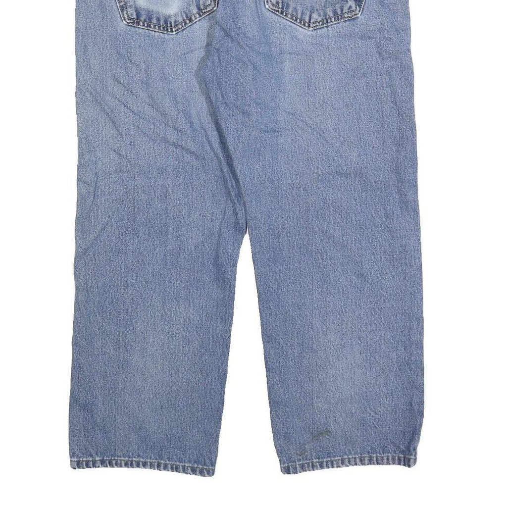 LEVI'S 505 Mens Jeans Blue Regular Straight Denim Medium W36 L25 Classic Zip