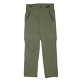 ROCKTRAIL Mens Polyester Blend Green Regular Fit Trousers W32 L31 Outdoor Zip