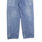 OXYGENE Mens Regular Fit Blue Denim Jeans W34 L26 Zip Closure Classic Style