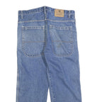 OXYGENE Mens Regular Fit Blue Denim Jeans W34 L26 Zip Closure Classic Style