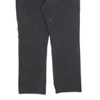 DICKIES Mens Cotton Blend Black Regular Fit Straight Leg Trousers W38 L30