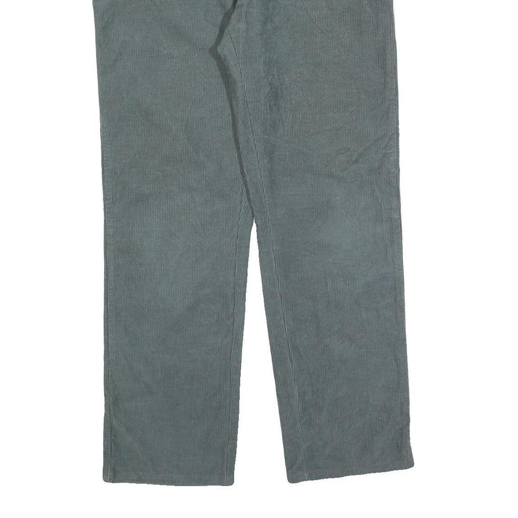 DOLCE & GABBANA Mens Cotton Blend Grey Regular Fit Straight Leg Trousers W36 L30