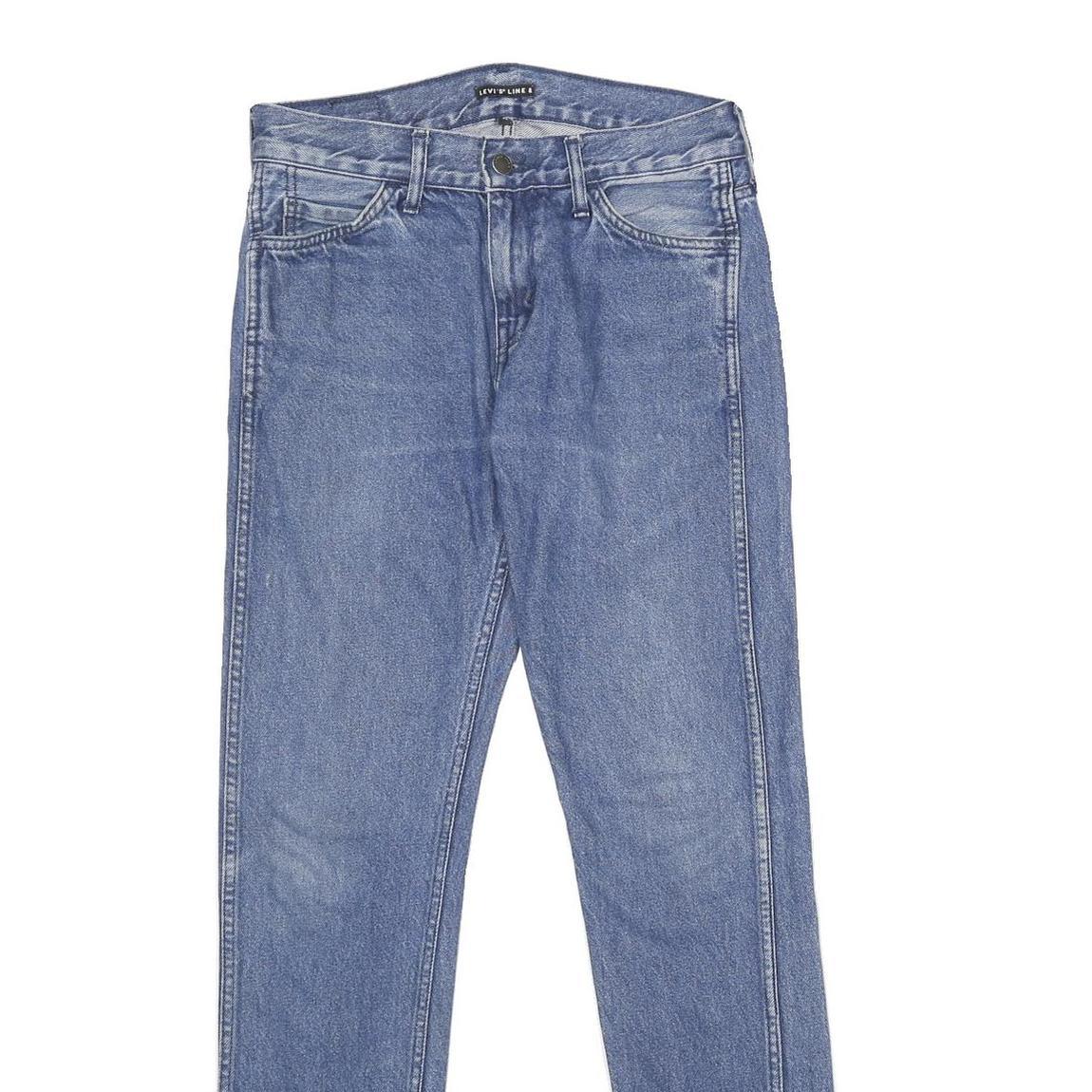 LEVI'S Line 8 Womens Jeans Blue Regular Straight Denim Medium W28 L32 Classic