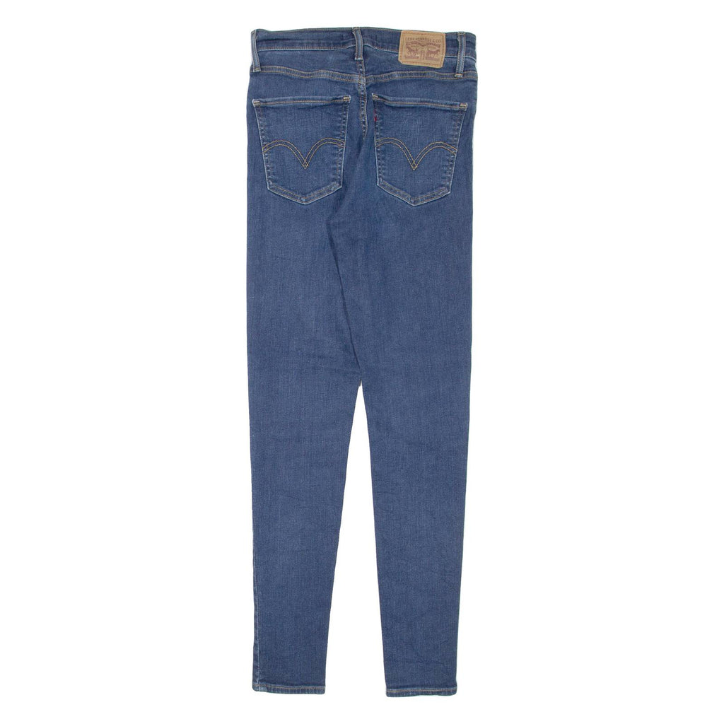 LEVI'S Mile High Womens Jeans Blue Regular Skinny Stone Wash W27 L29