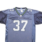 NFL Boys Blue Seahawks 37 Alexander Football Shirt XL Short Sleeve V-Neck