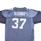 NFL Boys Blue Seahawks 37 Alexander Football Shirt XL Short Sleeve V-Neck